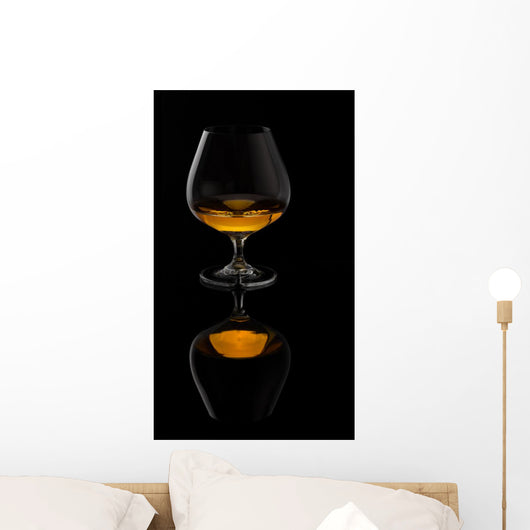 Brandy glass Wall Mural