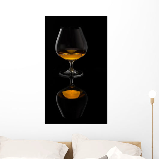 Brandy glass Wall Mural