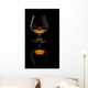 Brandy glass Wall Mural