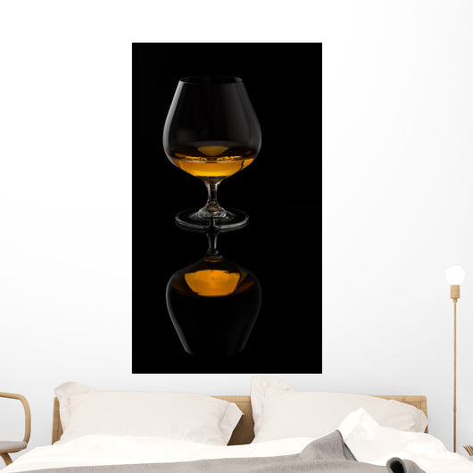 Brandy glass Wall Mural