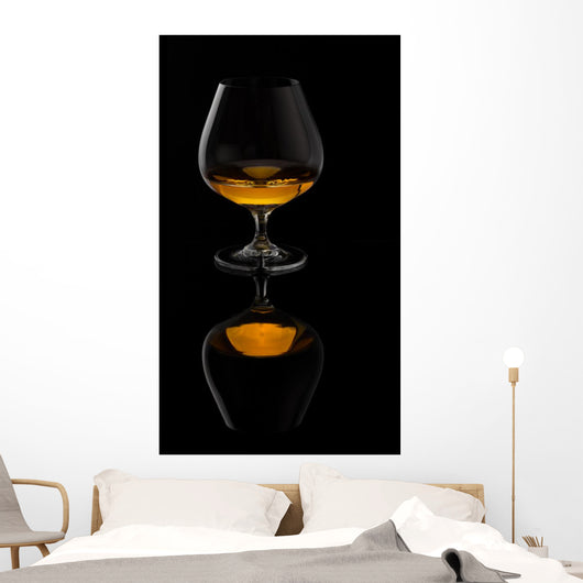 Brandy glass Wall Mural