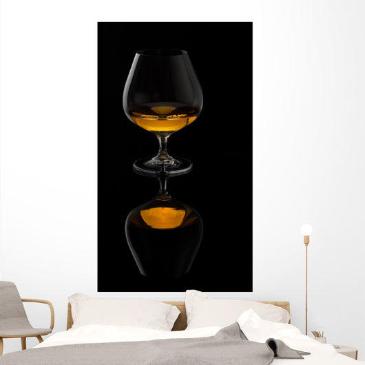 Brandy glass Wall Mural