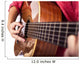 Closeup of girl´s hands playing acoustic quitar Wall Mural