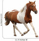 Skewbald Pony Galloping White
