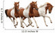 Three Skewbald Horses Galloping
