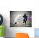 Capoeira fight Wall Mural