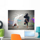 Capoeira fight Wall Mural
