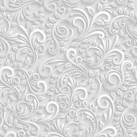 Floral 3d Seamless Background Wall Mural