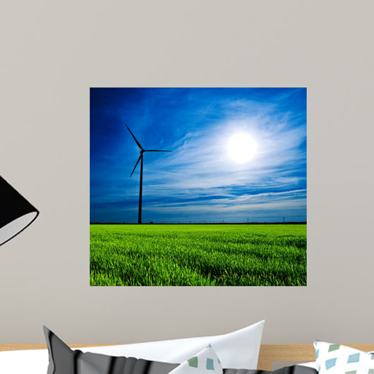 Wind Turbine Sunset