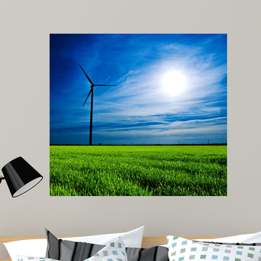 Wind Turbine Sunset