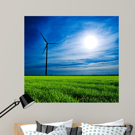 Wind Turbine Sunset