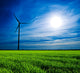 Wind Turbine Sunset