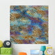 texture of print fabric stripes leopard Wall Mural