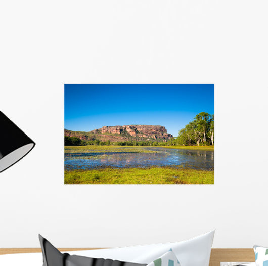 Anbangbang Billabong and Nourlangie Rock, Kakadu, Australia Wall Mural