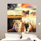 African safari Wall Mural