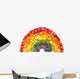 fruit and vegetable rainbow Wall Decal