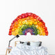 fruit and vegetable rainbow Wall Decal