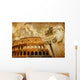 great Roman empire - conceptual collage in retro style Wall Mural