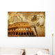 great Roman empire - conceptual collage in retro style Wall Mural
