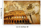 great Roman empire - conceptual collage in retro style Wall Mural