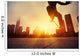 skateboarding on sunrise city  Wall Mural