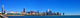 Chicago skyline from Adler Planetarium Wall Mural