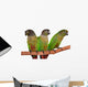 Green Cheek Conure Wall Decal