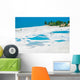 Very nice view of Pamukkale. natural landmark of Turkey Wall Mural