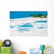 Very nice view of Pamukkale. natural landmark of Turkey Wall Mural