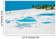 Very nice view of Pamukkale. natural landmark of Turkey Wall Mural