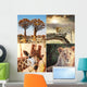 African safari Wall Mural