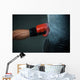 Boxing training and Punching bag Wall Mural