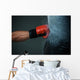 Boxing training and Punching bag Wall Mural