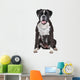 Boxer dog in front of a white background Wall Decal