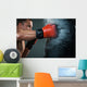 Young Boxer boxing Wall Mural