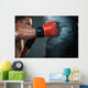 Young Boxer boxing Wall Mural