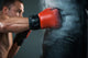 Young Boxer boxing Wall Mural