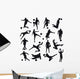 Soccer Silhouettes Wall Decal