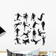 Soccer Silhouettes Wall Decal