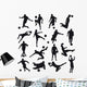 Soccer Silhouettes Wall Decal