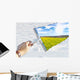 Schnee wegwischen - der Frühling kommt Wall Mural