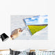Schnee wegwischen - der Frühling kommt Wall Mural
