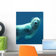 Polar bear underwater Wall Mural
