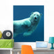Polar bear underwater Wall Mural