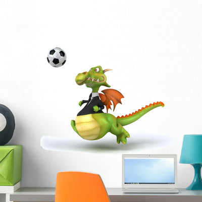 Fun Dragon shown on a wall