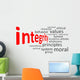 integrity word cloud Wall Decal