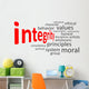 integrity word cloud Wall Decal