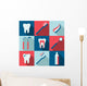 Iconic Dentist Montage Dental Wall Mural