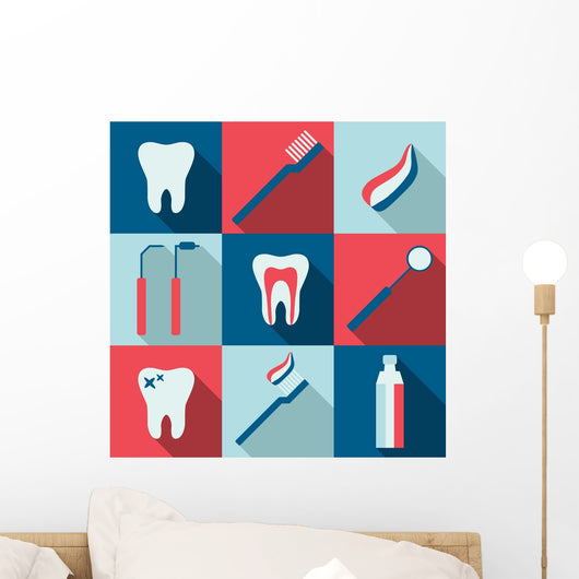 Iconic Montage Dental Wall Mural