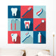 Iconic Montage Dental Wall Mural